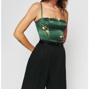 Reformation Overland Silk Top
